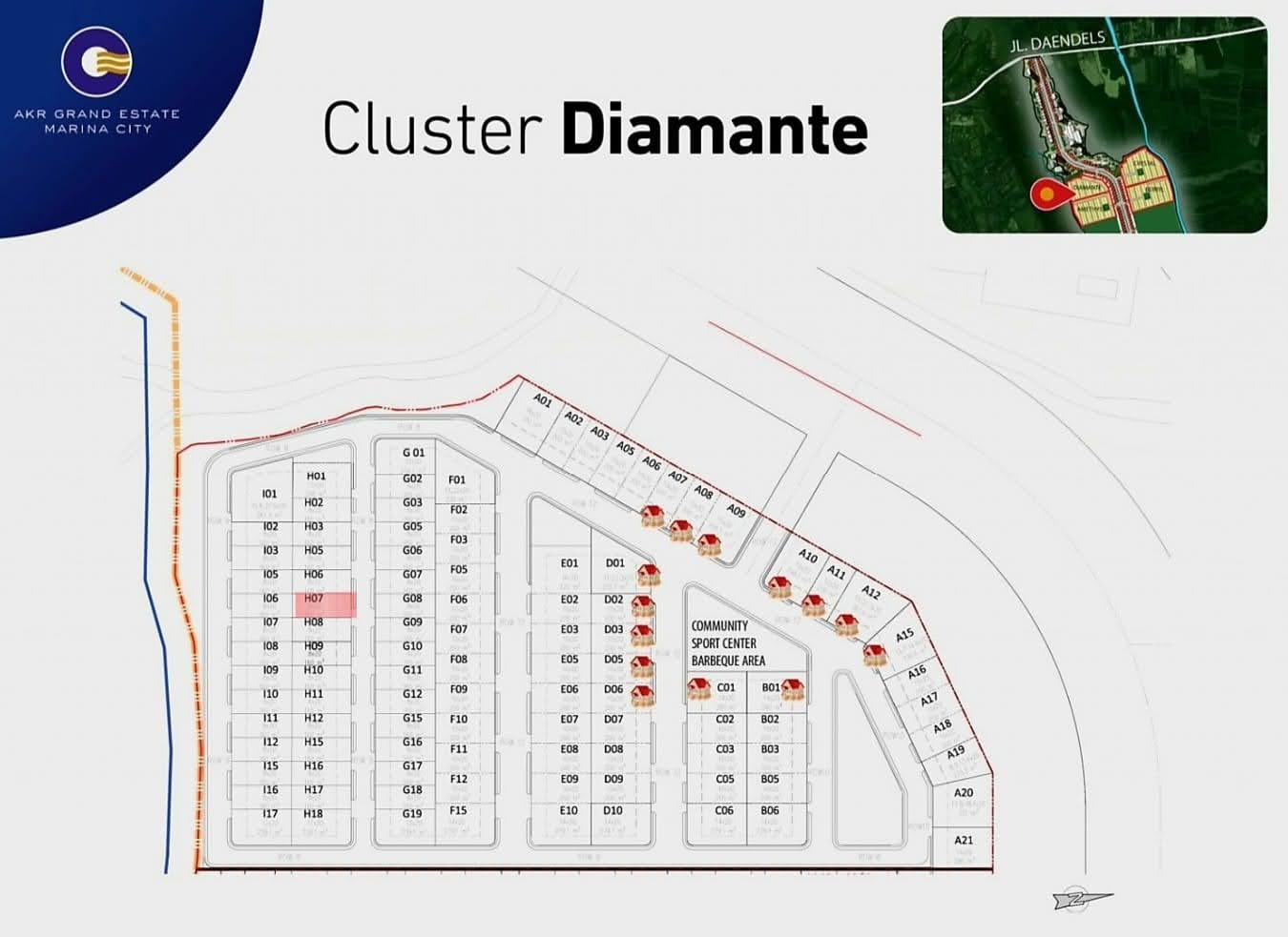 Dijual tanah Gem City Cluster Diamante Manyar Gresik - Image 1