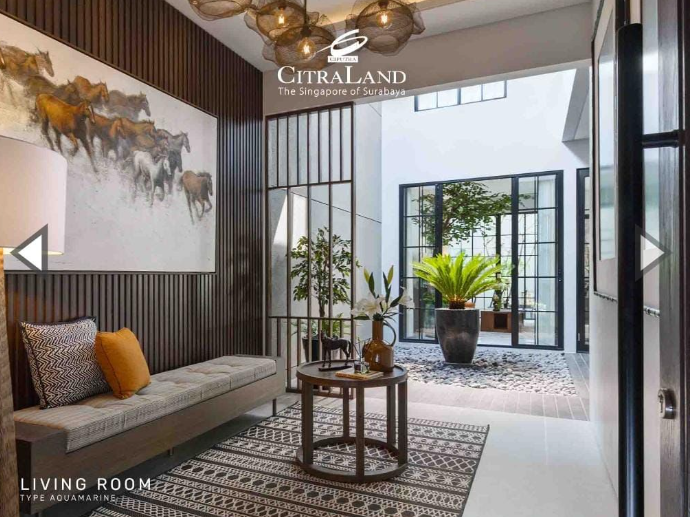 DIJUAL RUMAH MEWAH BARU MODERN GRESS AQUAMARINE CITRALAND - Image 1