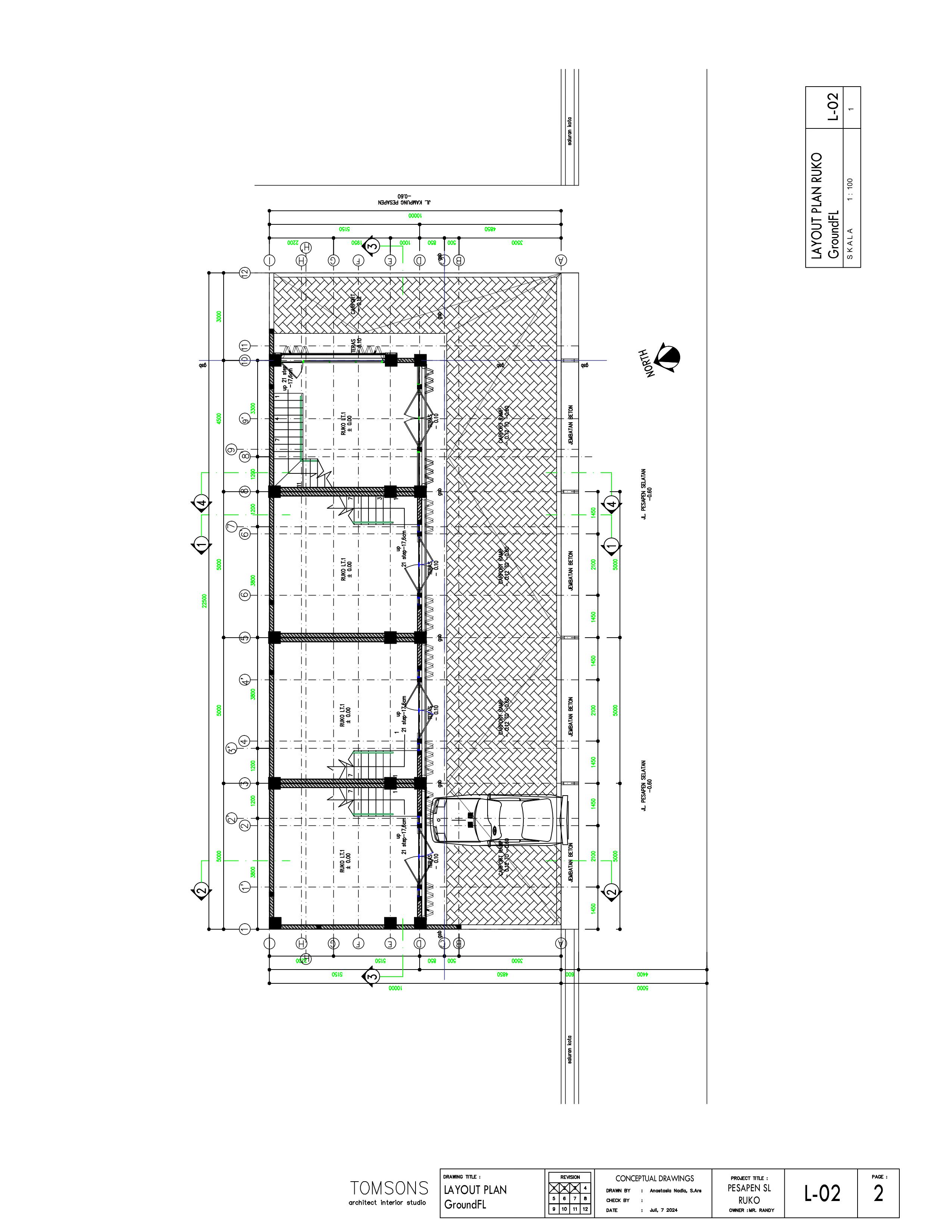 Dijual Ruko Desain Modern Pesapen Surabaya Utara - Thumbnail 4