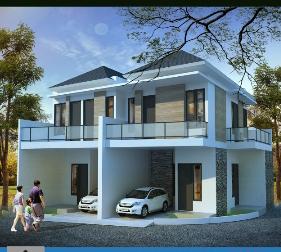 Dijual Rumah Baru 2 Lantai Lokasi Premium di Wiyung Brantas Permai Surabaya Barat - Image 1