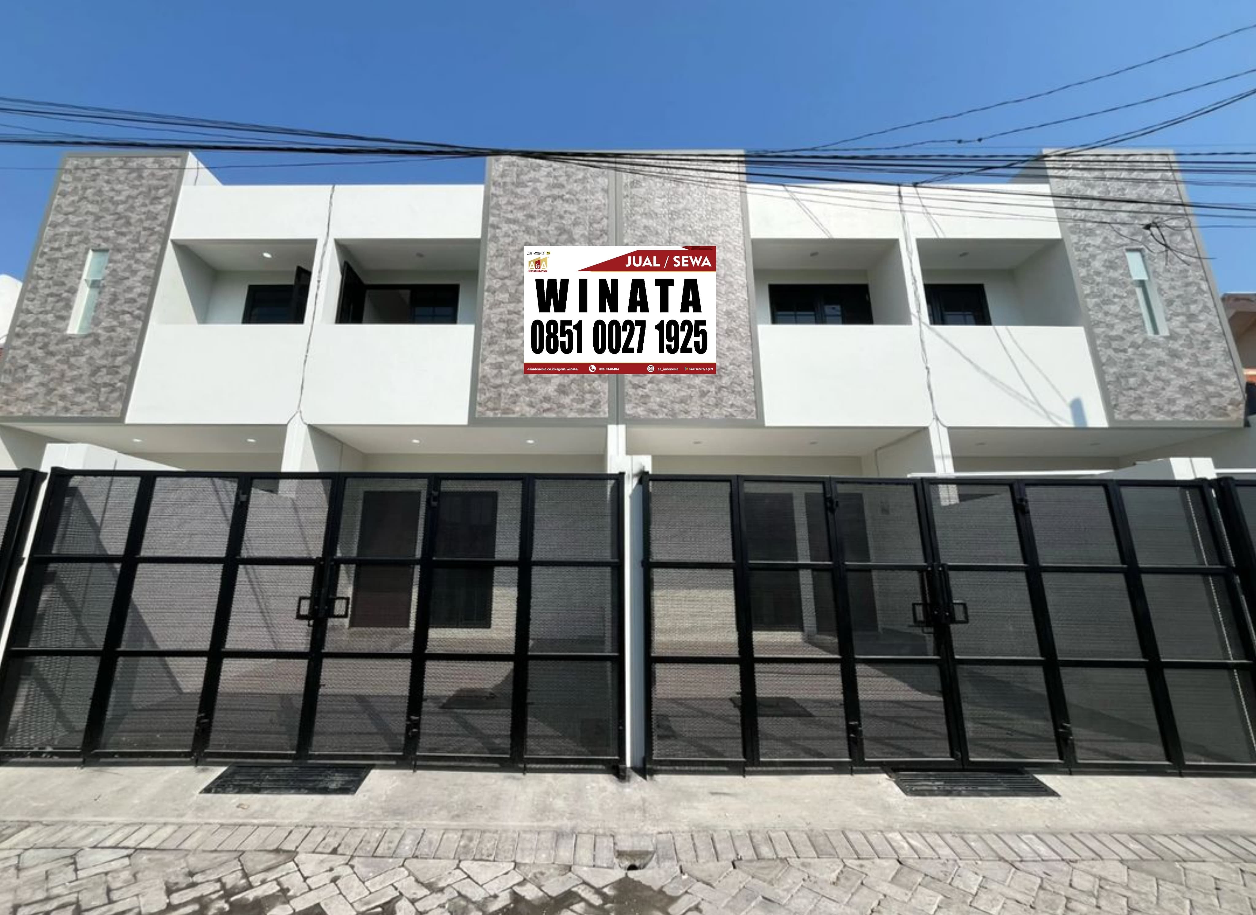 Dijual Rumah Baru 2 Lantai di Setro Timur Surabaya Timur Harga Terbaik - Image 1