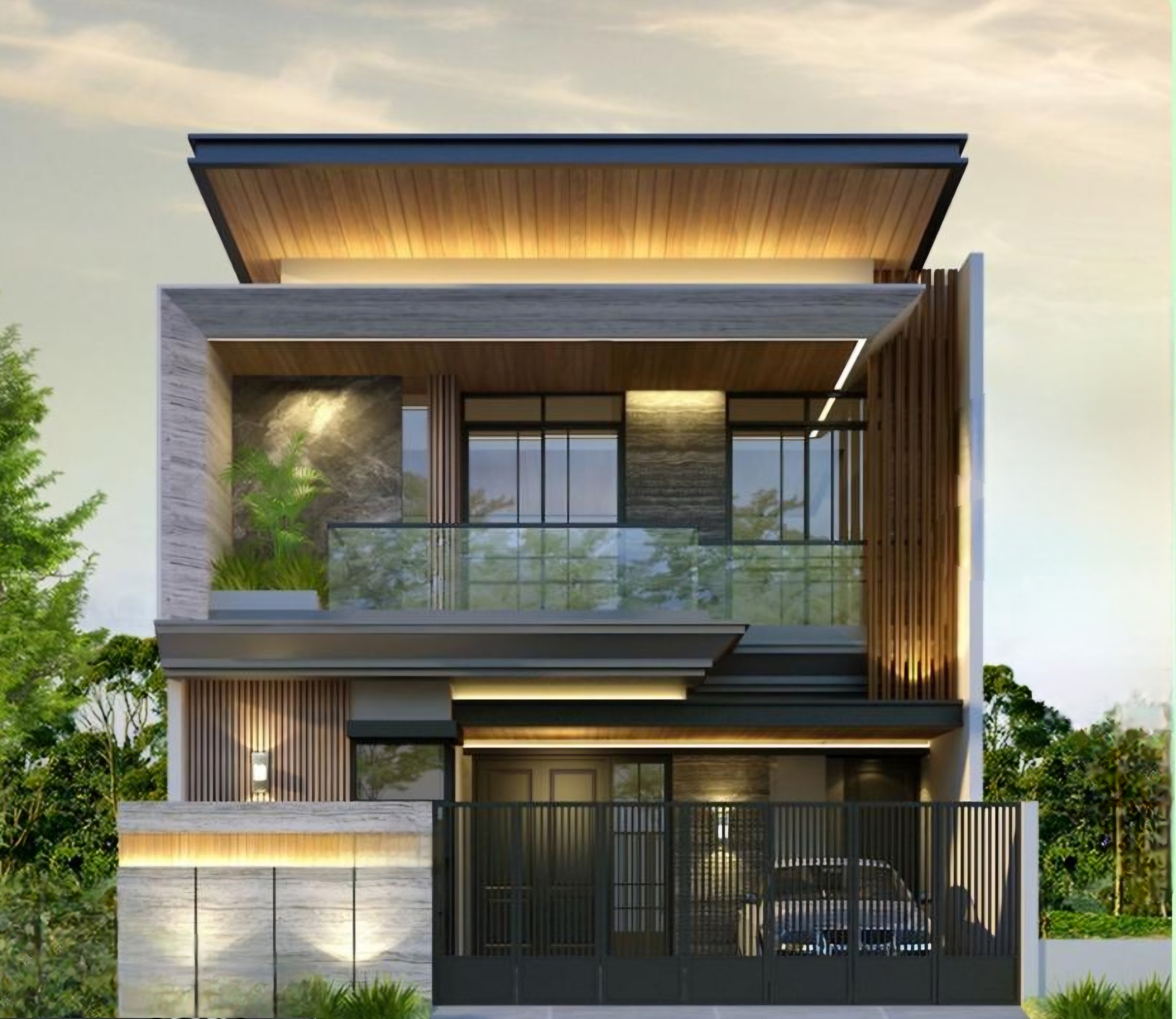 Dijual Rumah Baru Minimalis Tropis di Sutorejo Surabaya Timur - Image 1