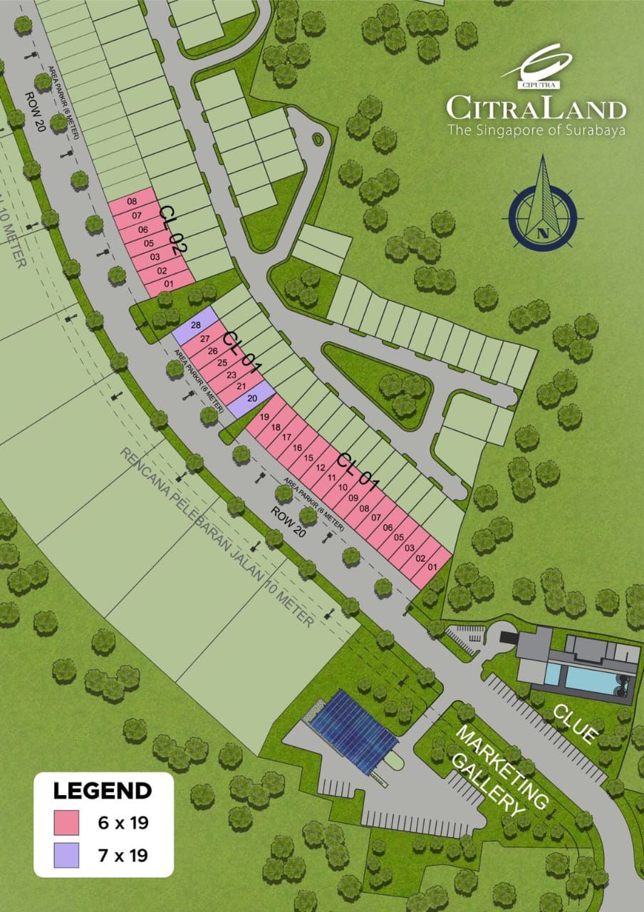 Disewakan Tanah Kavling Eksklusif di Citraland Surabaya Barat - Image 1