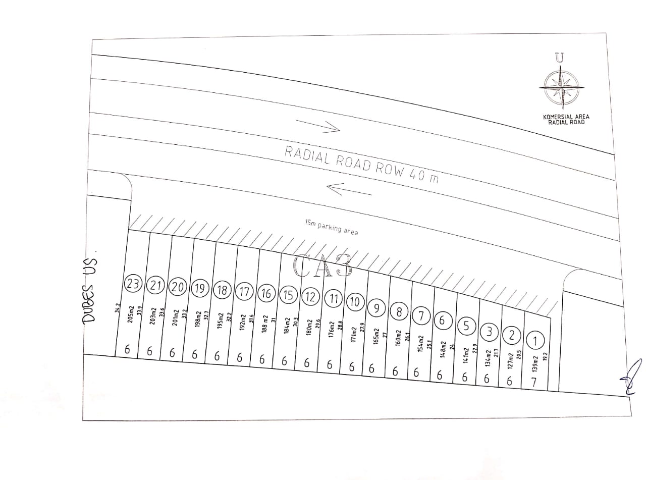 Disewakan Tanah Kavling Luas Akses Jalan Lebar di Citraland Surabaya Barat - Image 1