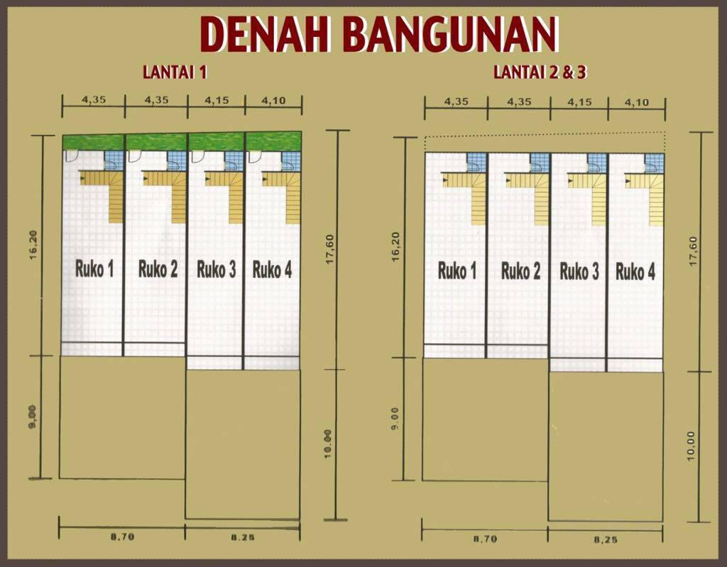 Dijual/Disewakan Ruko 3 Lantai Siap Pakai di Sukomanunggal Surabaya Barat - Image 1
