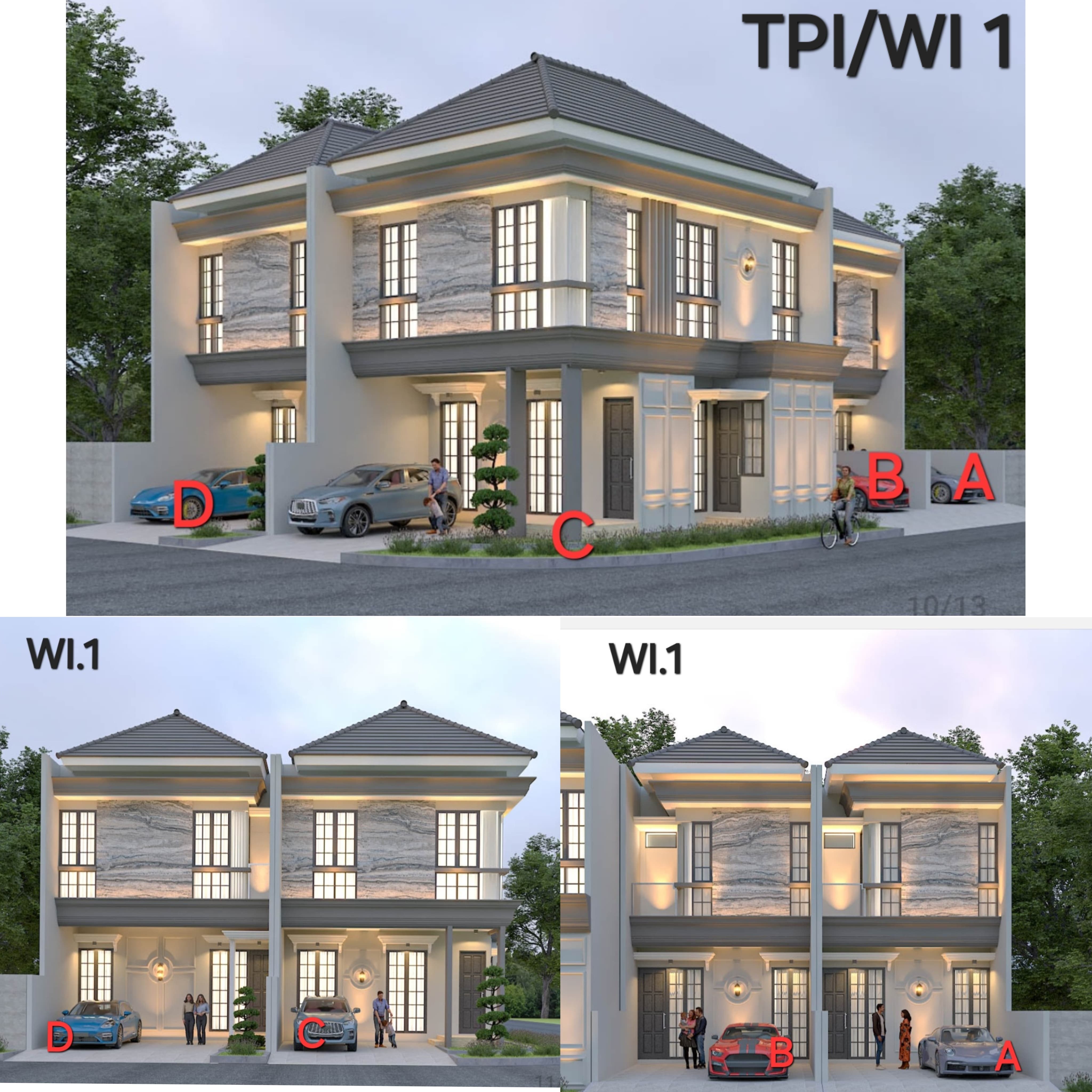 Jual Rumah Baru 2 Lantai Minimalis Murah Taman Pondok Indah Wiyung Surabaya Barat - Thumbnail 2