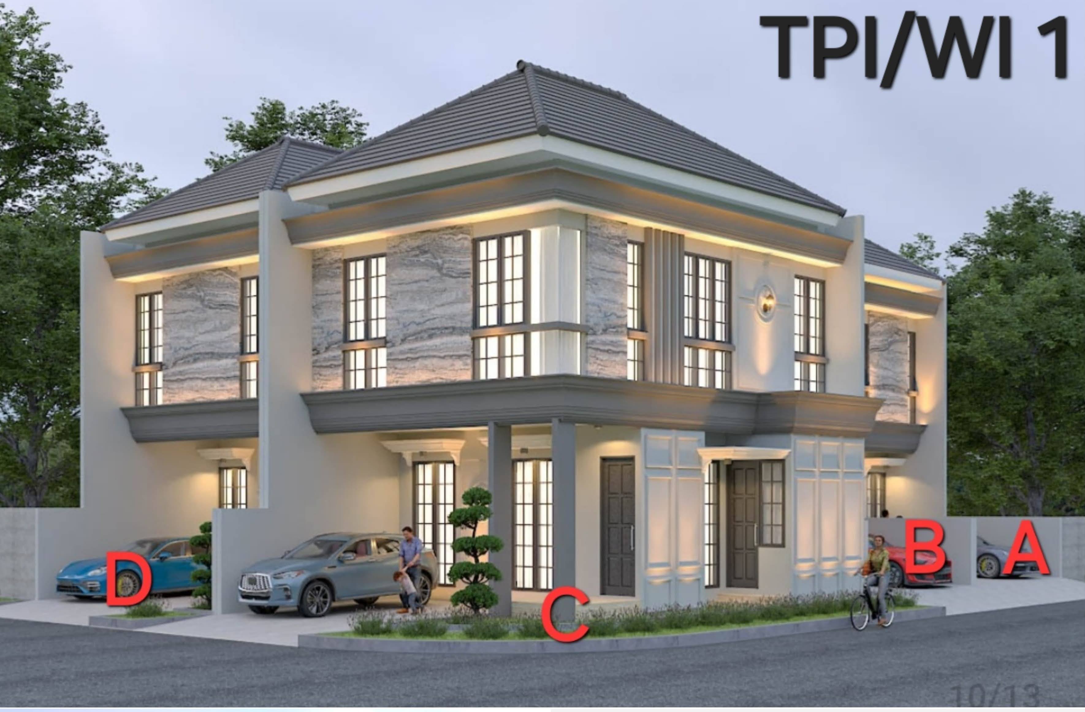 Dijual Rumah Minimalis di Taman Pondok Indah Surabaya Selatan - Image 1