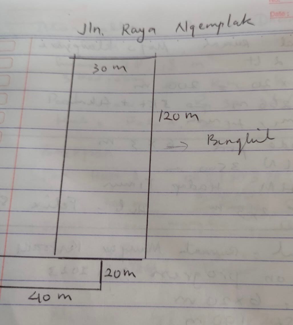 Dijual Tanah Strategis Cocok Untuk Investasi di Raya Ngemplak Surabaya Barat - Image 1