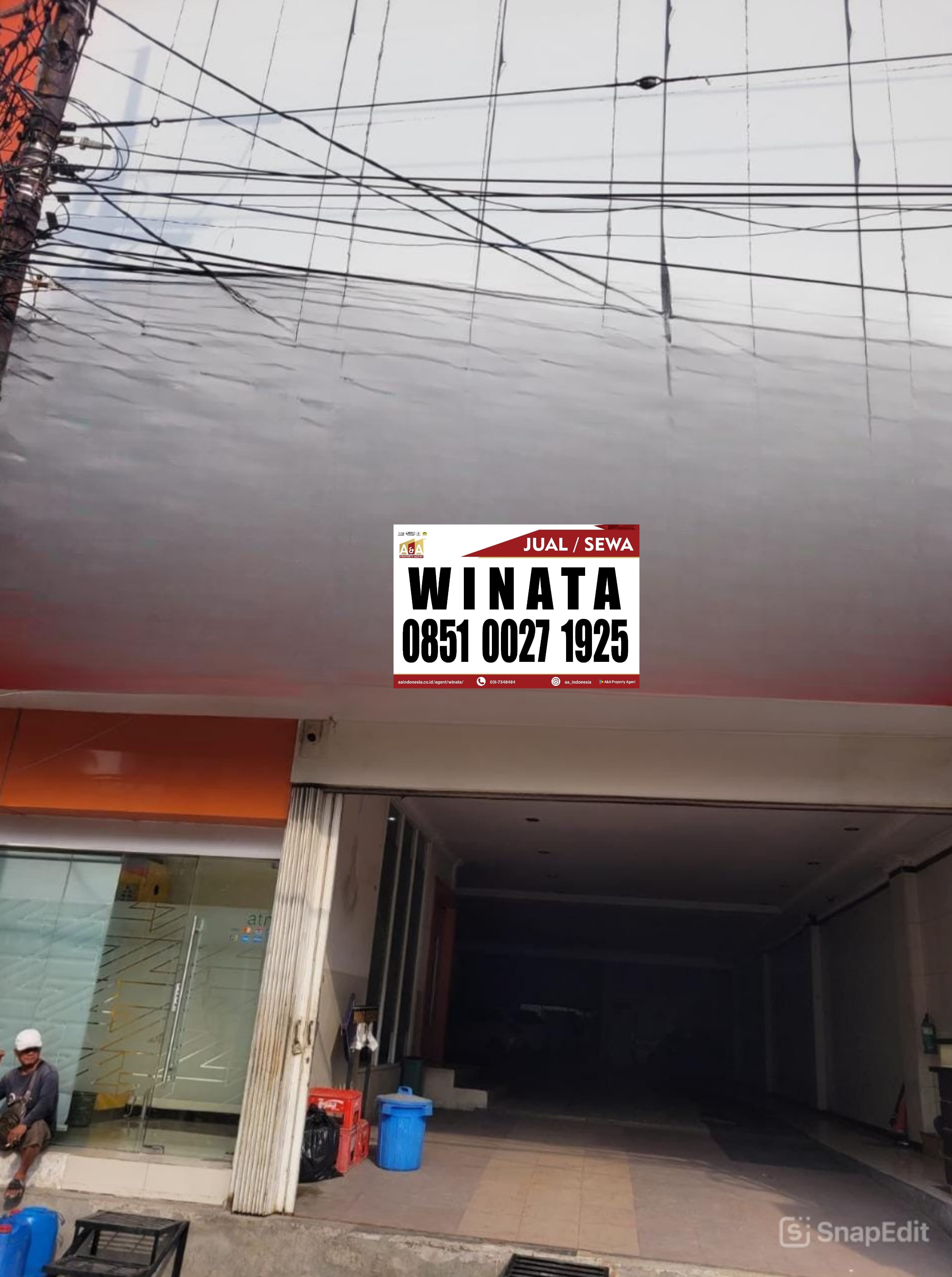 Disewa Ruko 3 Lantai Siap Pakai 0 Jalan Raya Kedungdoro Surabaya Pusat - Image 1