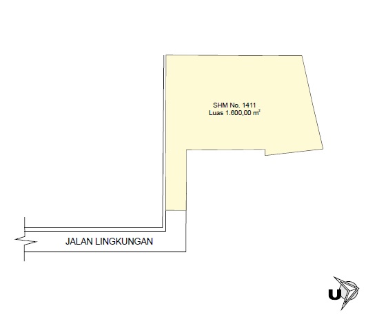Dijual Tanah Lokasi Strategis Dekat RS &amp; Supermarket di Kepuh Kiriman Waru Sidoarjo - Thumbnail 2