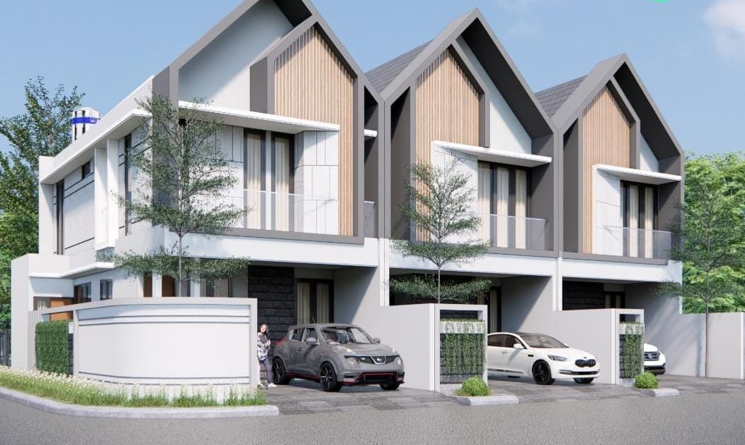 Jual Rumah Modern Minimalis 2 Lantai Manyar Tirtoyoso Surabaya Timur - Thumbnail 2