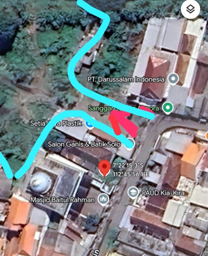 Dijual/Disewakan Tanah Strategis Dekat Juanda Cocok untuk Investasi & Usaha di Jalan Kyai Husein Sidoarjo - Image 1