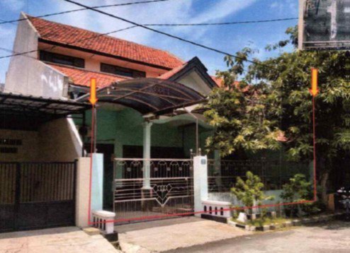 Dijual Lelang Rumah Nyaman dan Asri di Penjaringan Asri Surabaya Timur - Image 1