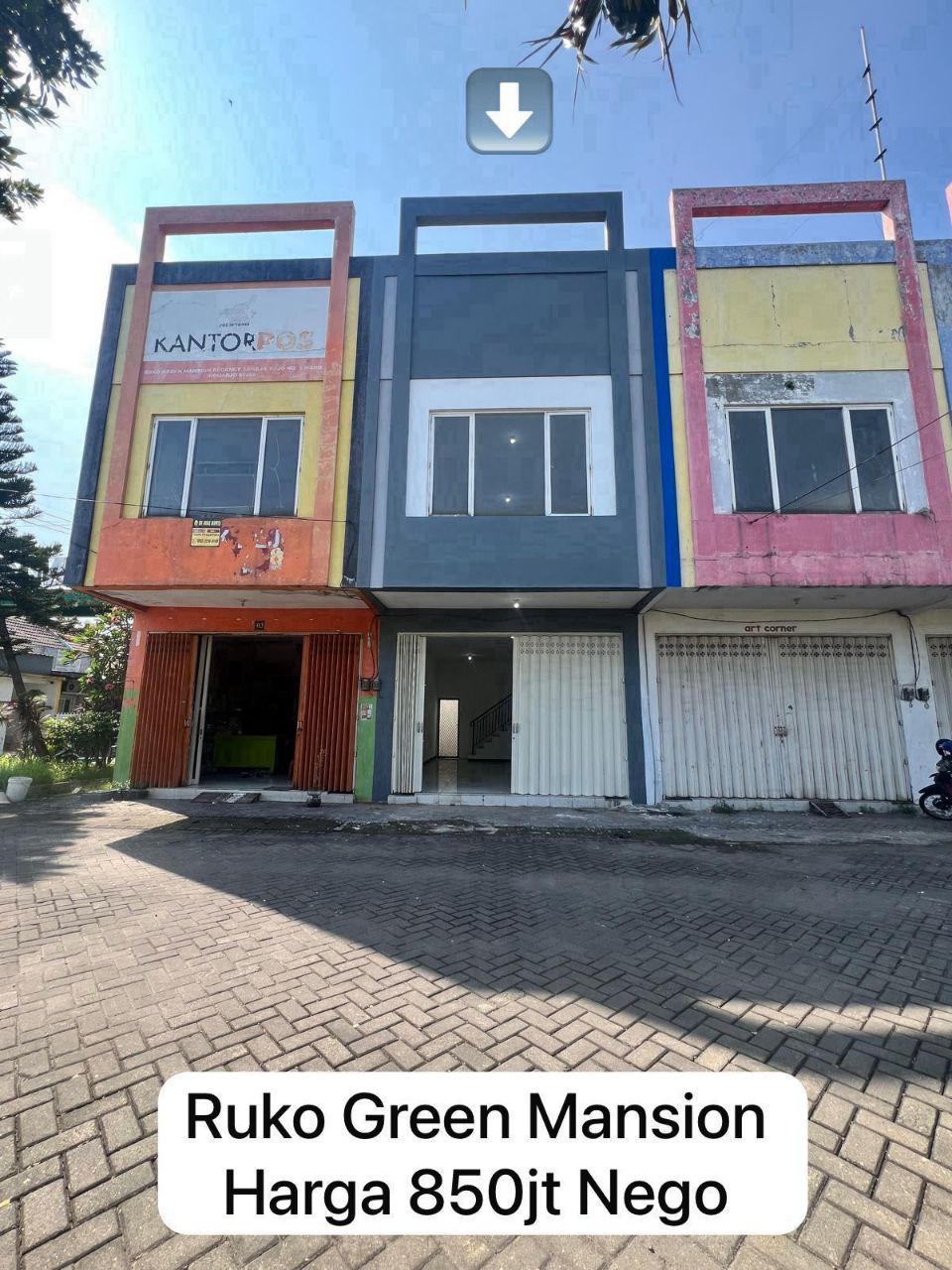 Dijual Ruko Green Mansion Lokasi Strategis Tambakrejo Surabaya Barat - Image 1