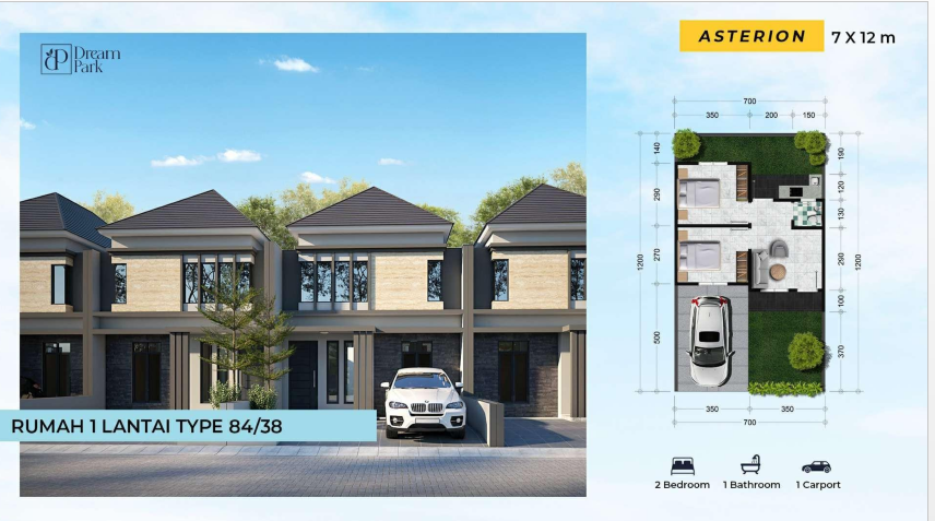 Jual Rumah Baru Modern Nyaman Lokasi Strategis Dream Park Sidoarjo - Thumbnail 3