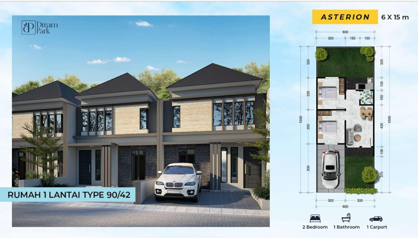 Jual Rumah Baru Modern Nyaman Lokasi Strategis Dream Park Sidoarjo - Thumbnail 4