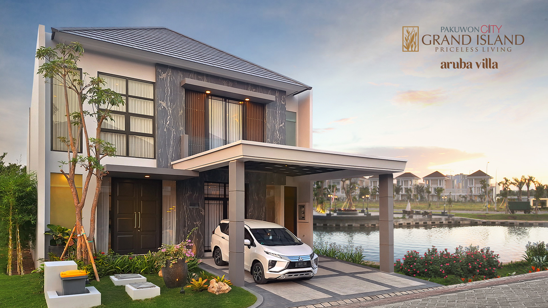 Dijual Rumah Baru Mewah di Aruba Villa Pakuwon City Surabaya Timur - Thumbnail 2