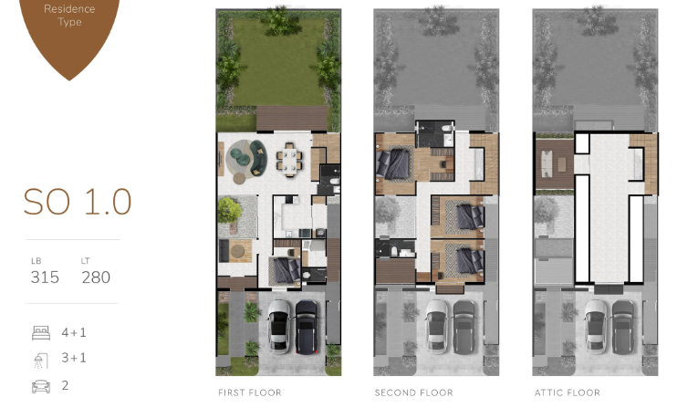 Dijual Rumah Baru Premium di The Sonoma Dian Istana Surabaya Barat - Thumbnail 4