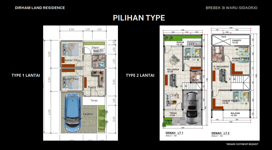 Dijual Rumah Baru Modern Lokasi Strategis di Dirham Land Sidoarjo - Thumbnail 2