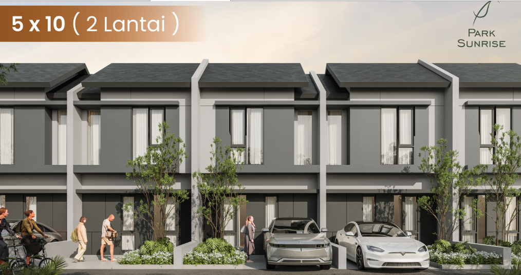 Dijual Rumah Baru 2 Lantai Strategis di Park Sunrise Tahap 2 Surabaya Timur - Image 1