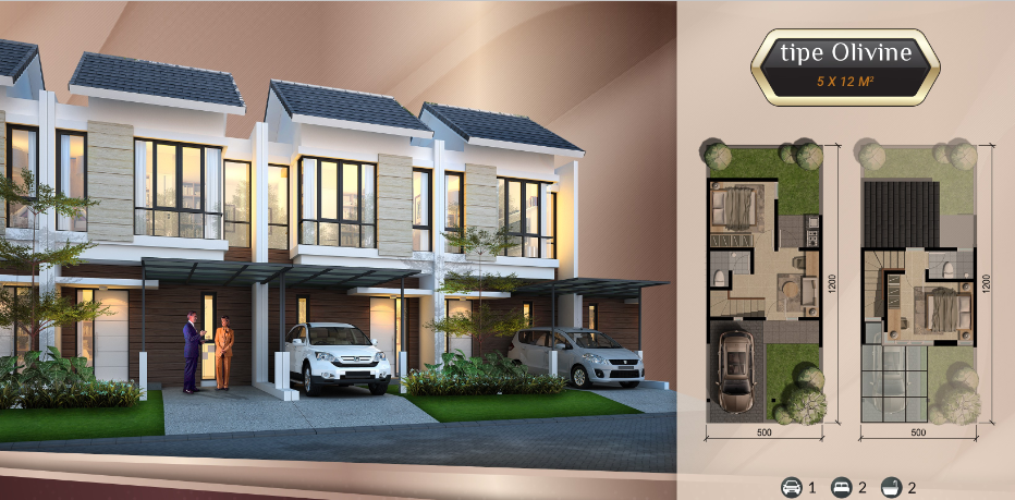 Dijual Rumah Baru Modern di Golden East Menganti Gresik - Thumbnail 4
