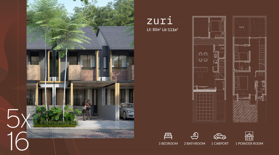 Jual Rumah Baru Mewah Akeno Z Series The Grand Kenjeran Surabaya Timur - Thumbnail 2