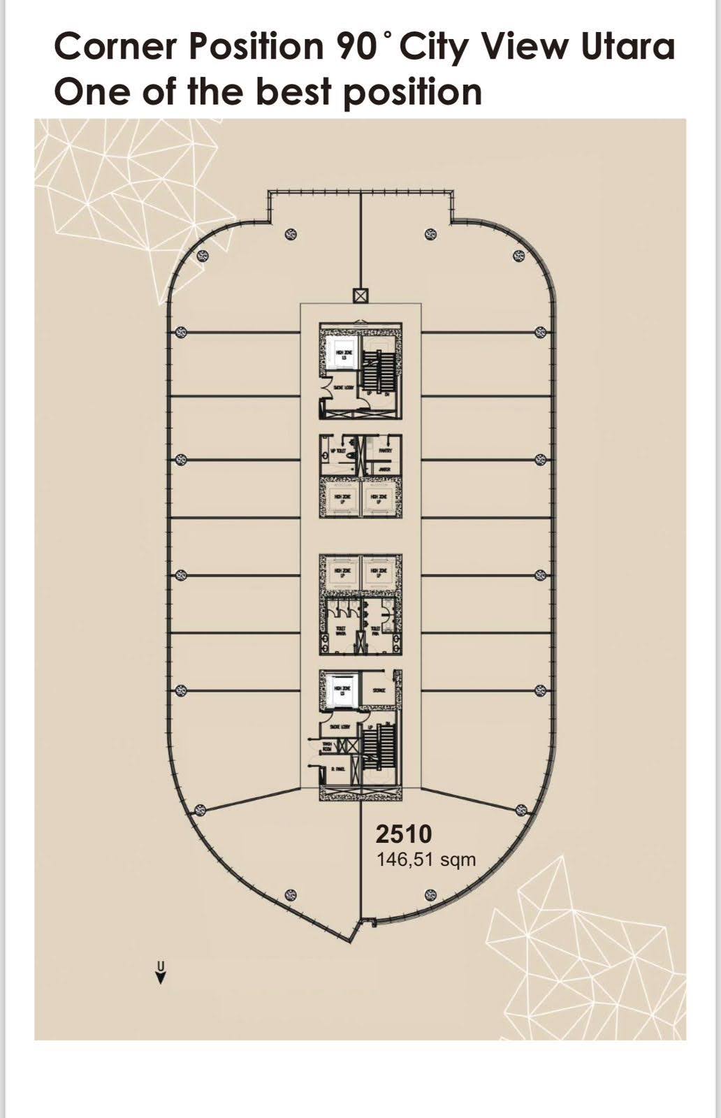 Dijual Office Tower Premium Ciputra World Surabaya - Image 1