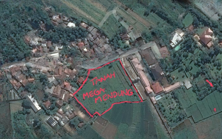 Dijual Tanah Strategis Kawasan Sejuk dan Potensial Investasi di Jalan Maleber Sukamahi Megamendung Bogor - Image 1