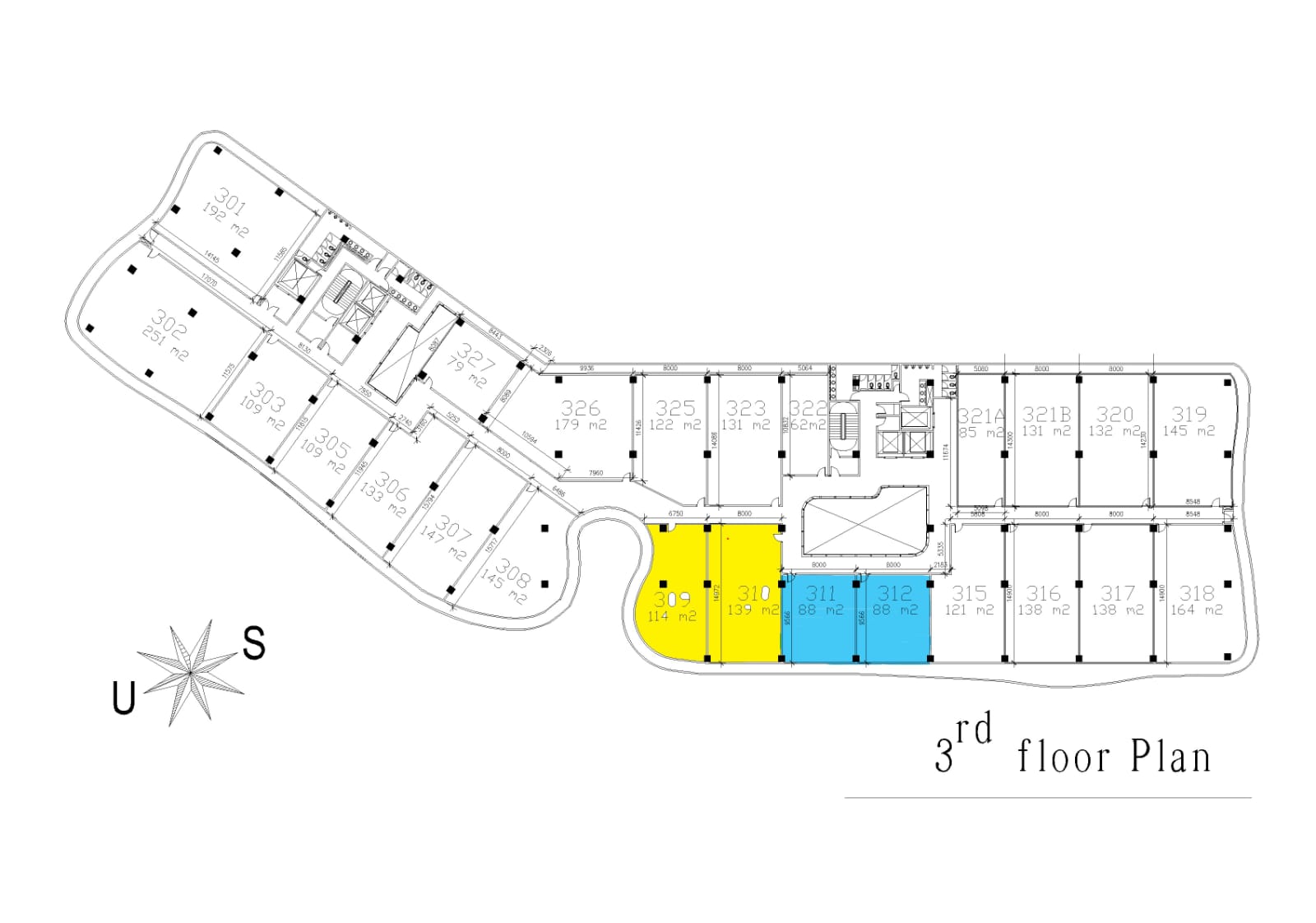 Disewakan 2 Unit Kantor Jejer di Spazio Surabaya Barat - Image 1