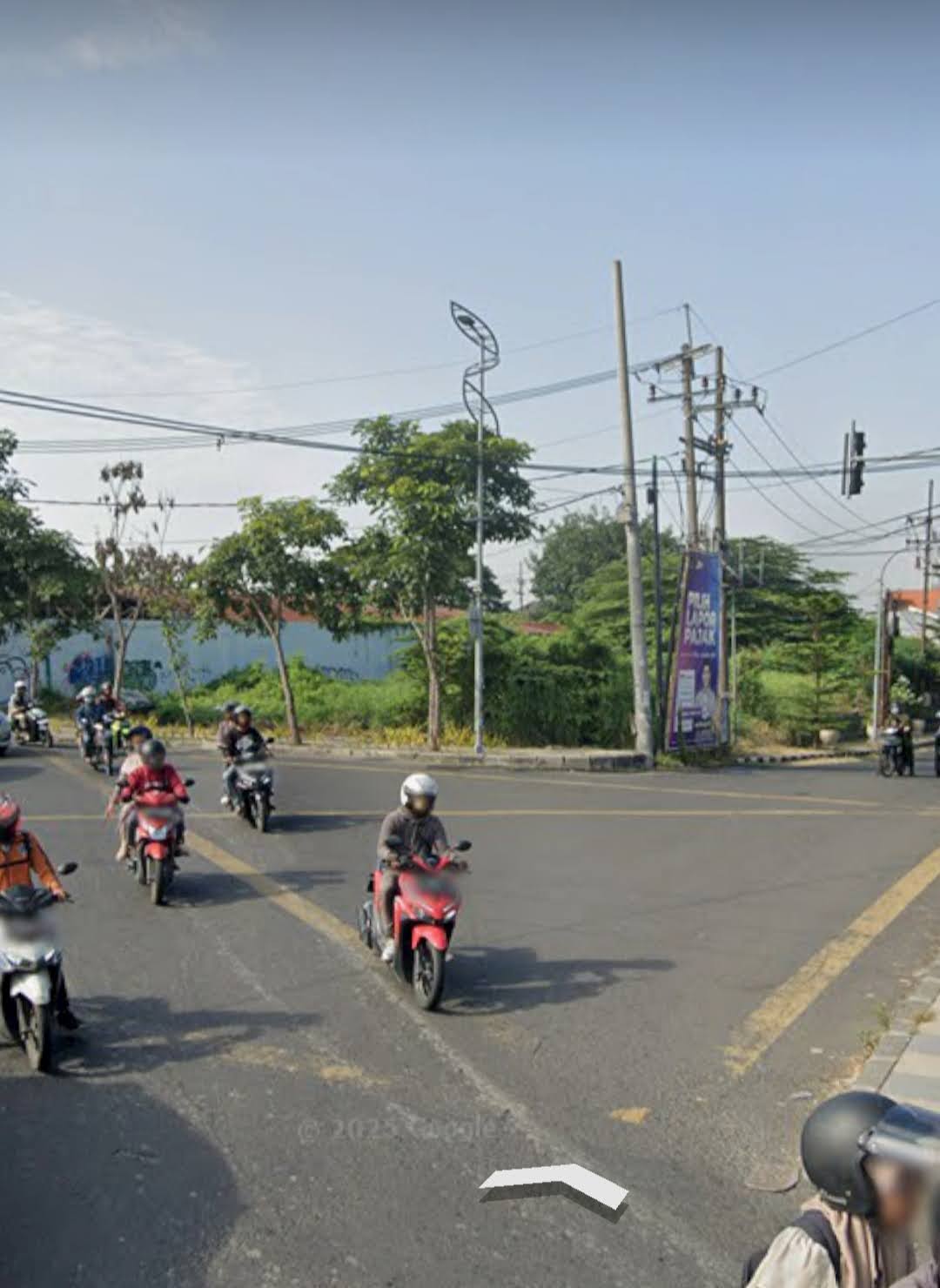 Disewakan Tanah Komersial di Nol Jalan Raya Wiyung, Surabaya Barat - Image 1