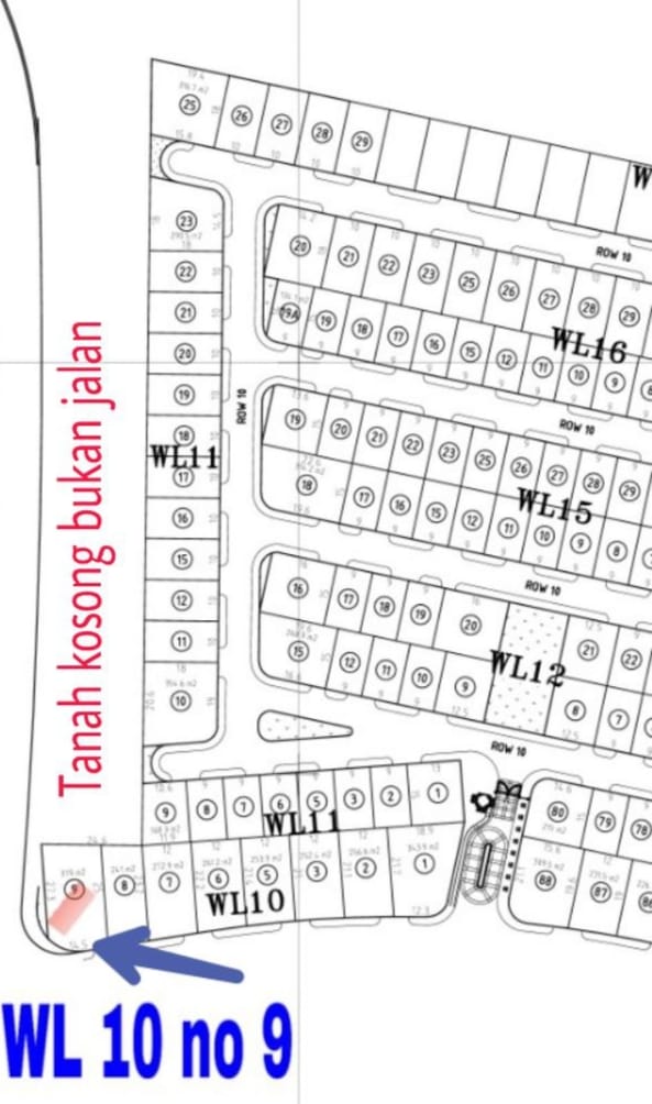 Dijual Tanah Kavling Komersial Strategis di Citraland Woodland, Surabaya Barat - Image 1