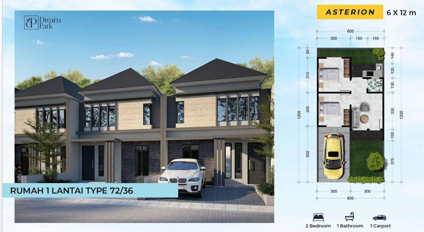 Jual Rumah Baru Gress Murah Dream Park Tambakrejo Waru Sidoarjo - Image 1