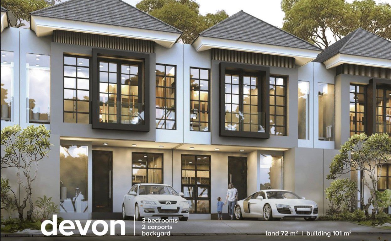 Dijual Rumah Baru Mewah di Aruba Villa Pakuwon City Surabaya Timur - Image 1