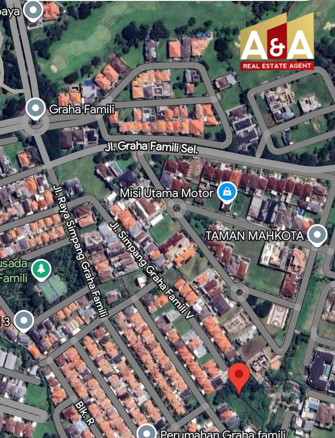 Dijual Rumah Mewah Baru Cluster Alba Lokasi Premium Elite Graha Famili, Surabaya Barat - Thumbnail 3