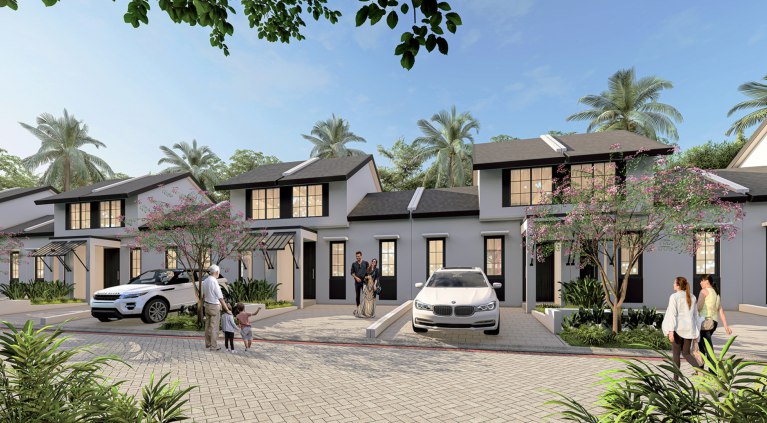 Dijual Rumah Baru Modern Kawasan Opra City di Barat Surabaya - Image 1