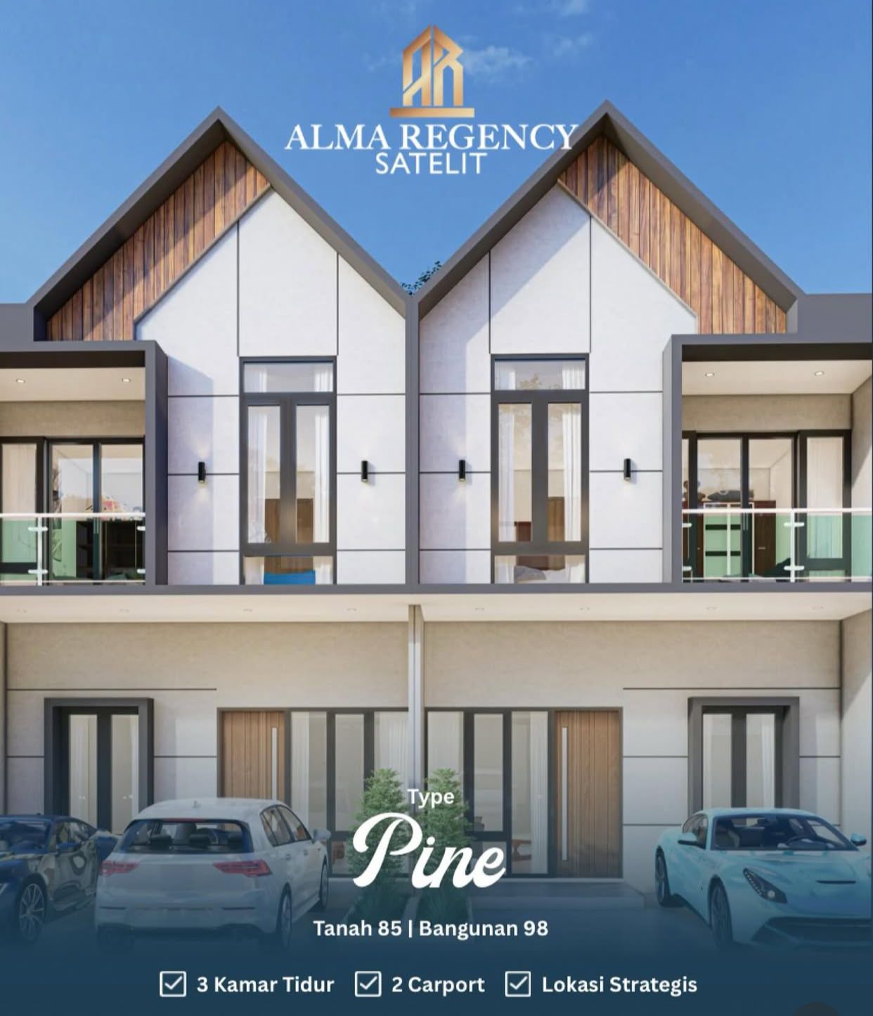 Dijual Rumah Baru di Kawasan Strategis Alma Residence Surabaya Barat - Thumbnail 3