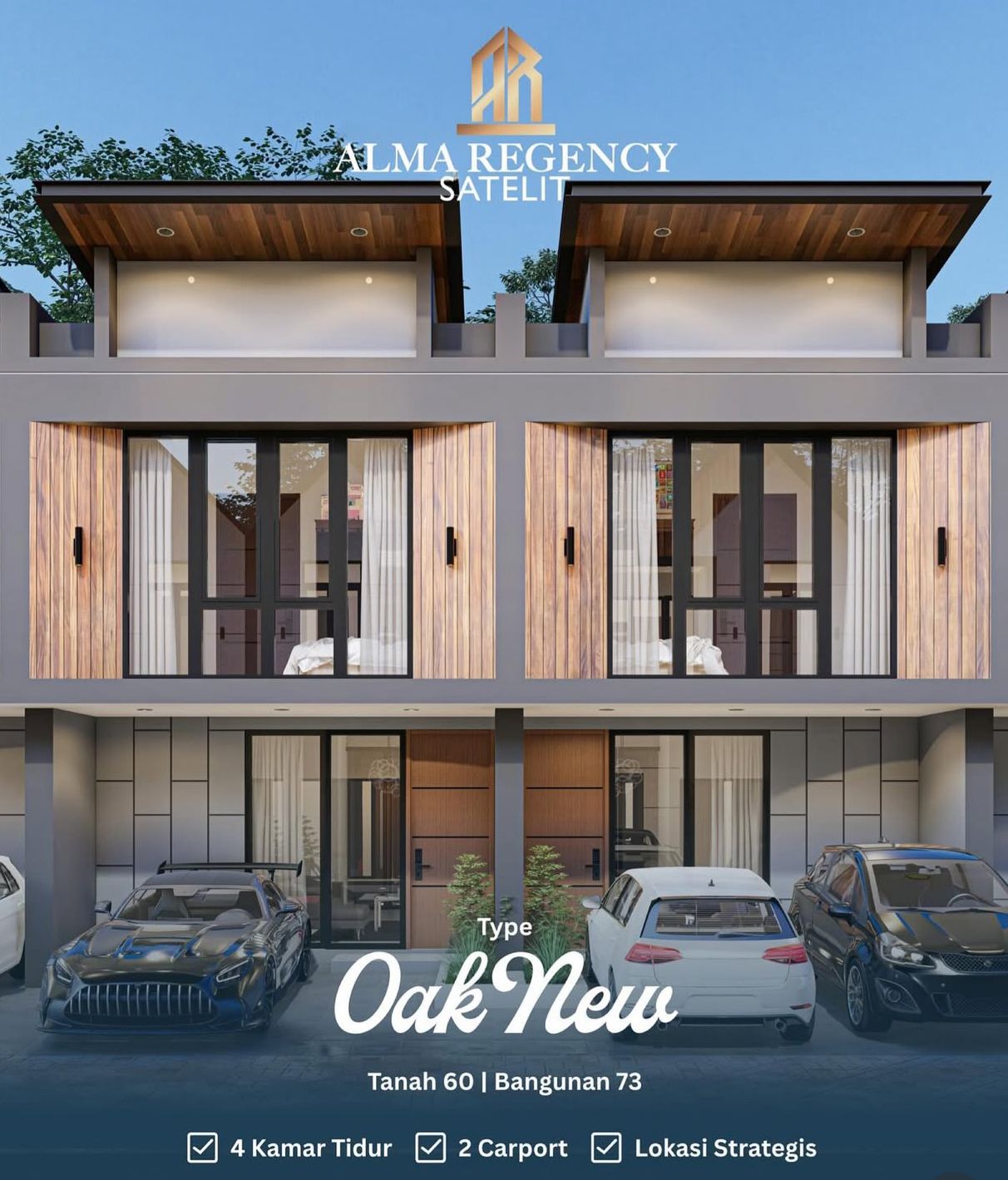 Dijual Rumah Baru di Kawasan Strategis Alma Residence Surabaya Barat - Image 1