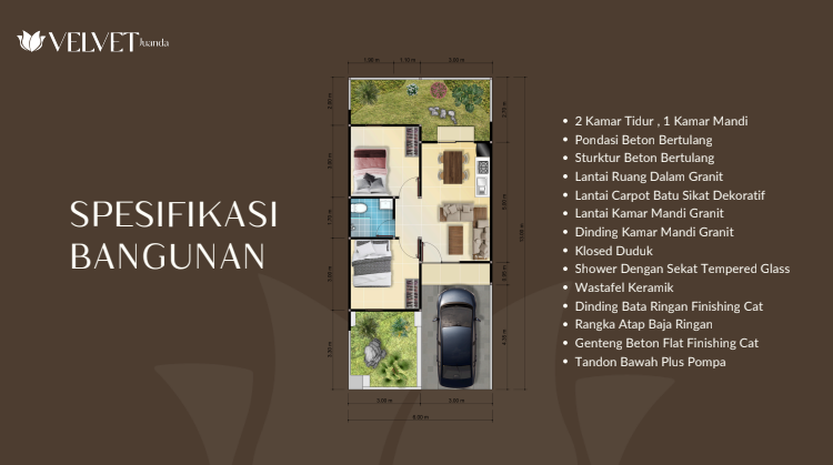 Dijual Rumah Baru Modern di Velvet Juanda Sidoarjo - Thumbnail 2