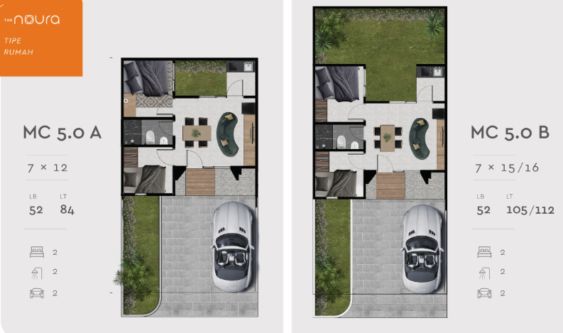 Dijual Rumah Baru Modern Strategis di Moca City Sidoarjo - Thumbnail 4