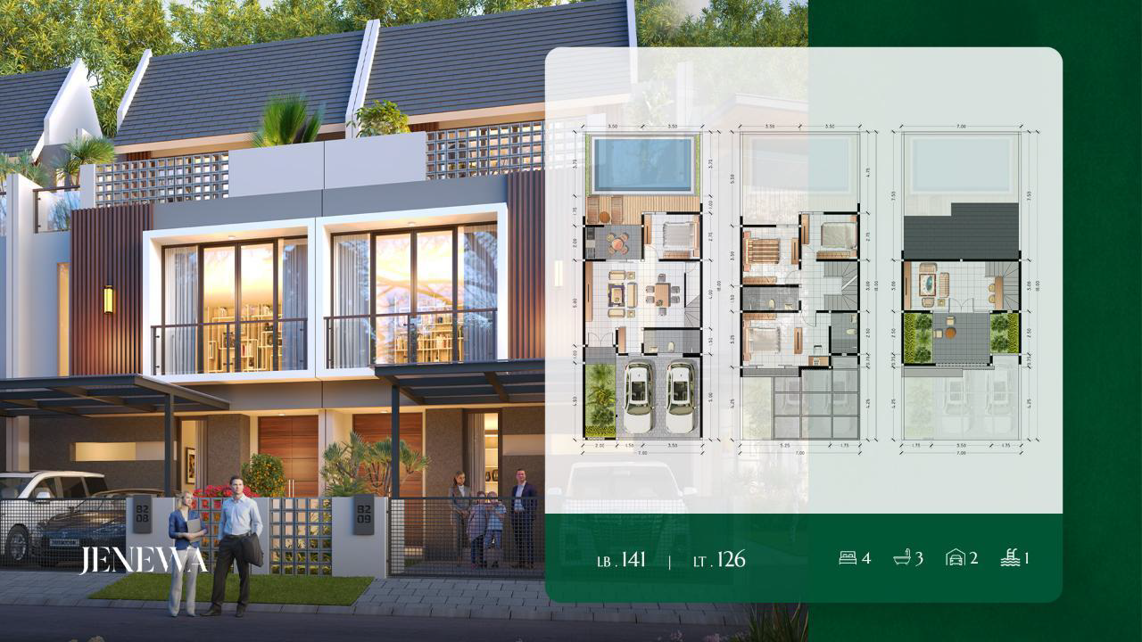 Dijual Rumah Baru Modern di Safira Gold Mansion Sidoarjo - Thumbnail 4