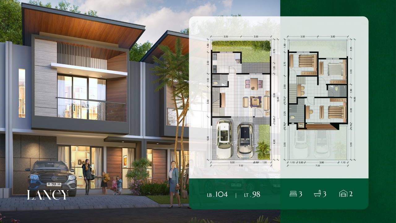 Dijual Rumah Baru Modern di Safira Gold Mansion Sidoarjo - Thumbnail 3