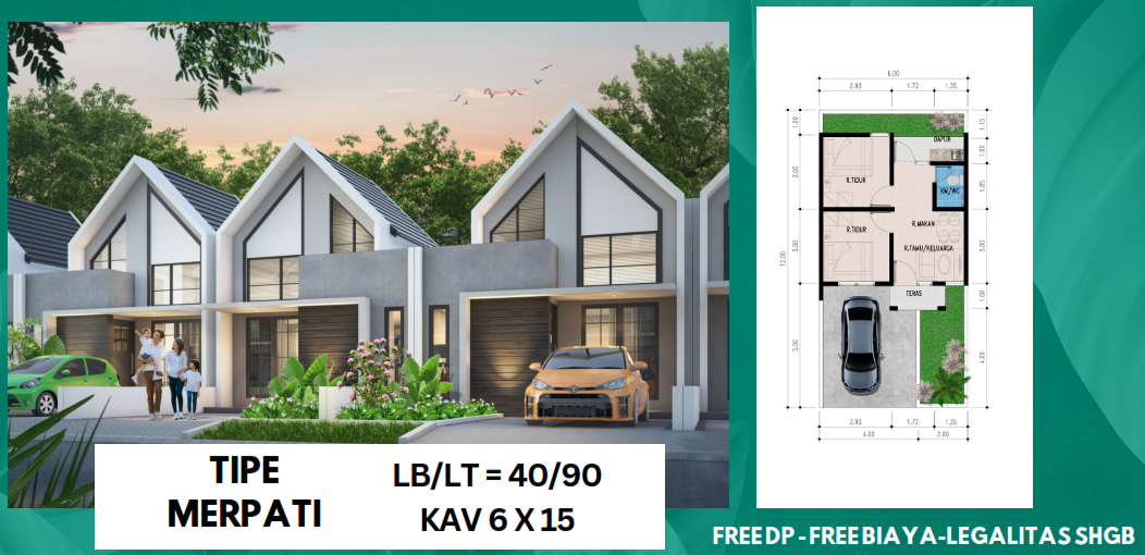 Dijual Rumah Baru di Nol Jalan Raya di Taman Anggun Sejahtera 9 Sidoarjo - Thumbnail 2