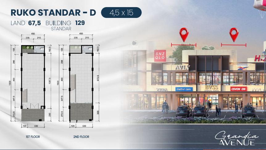 Dijual Ruko Baru Strategis di Grandia Avenue Citraland Utara Surabaya Barat - Thumbnail 4