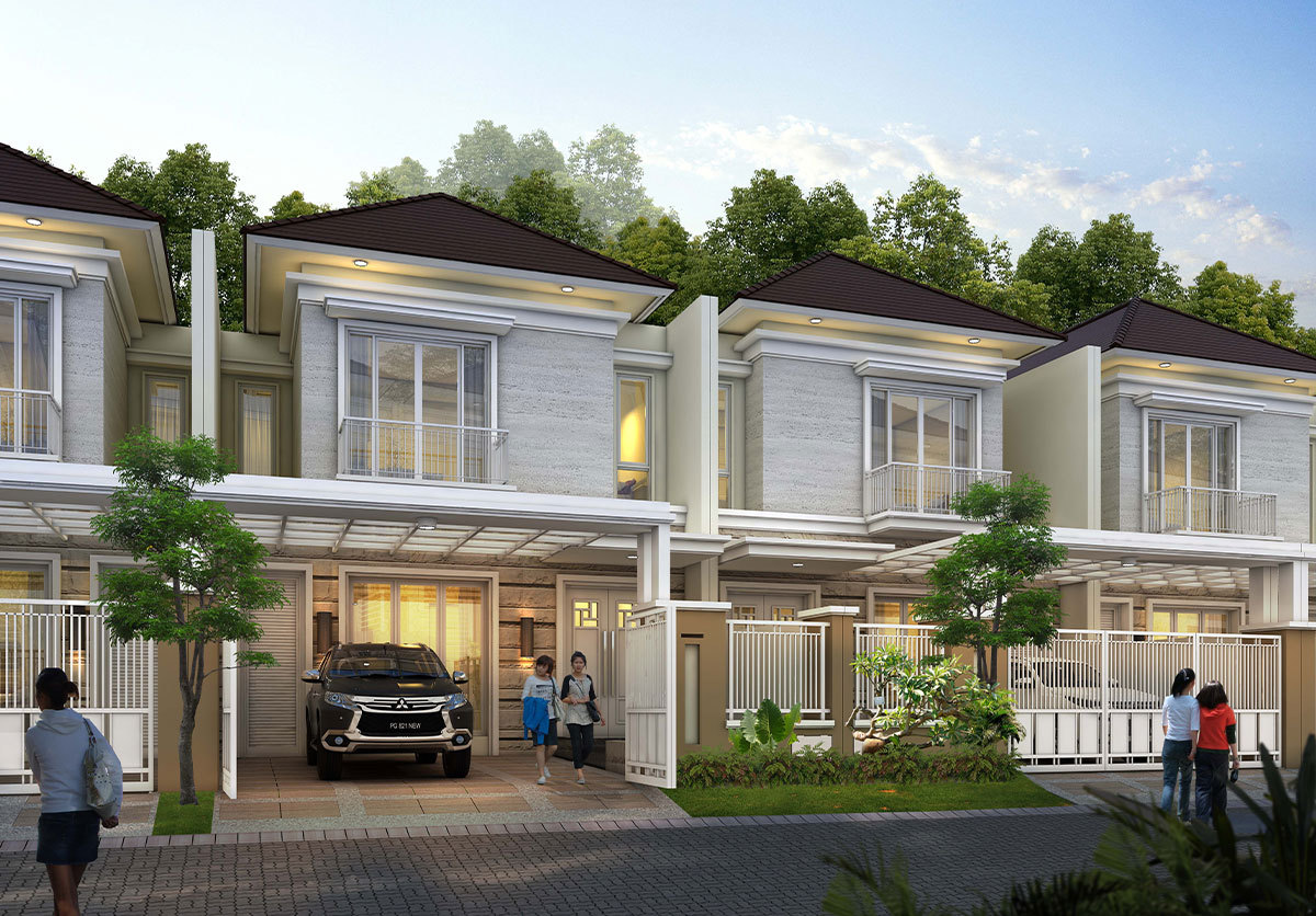 Dijual Rumah Baru Strategis di Puri Galaxy Surabaya Timur - Image 1
