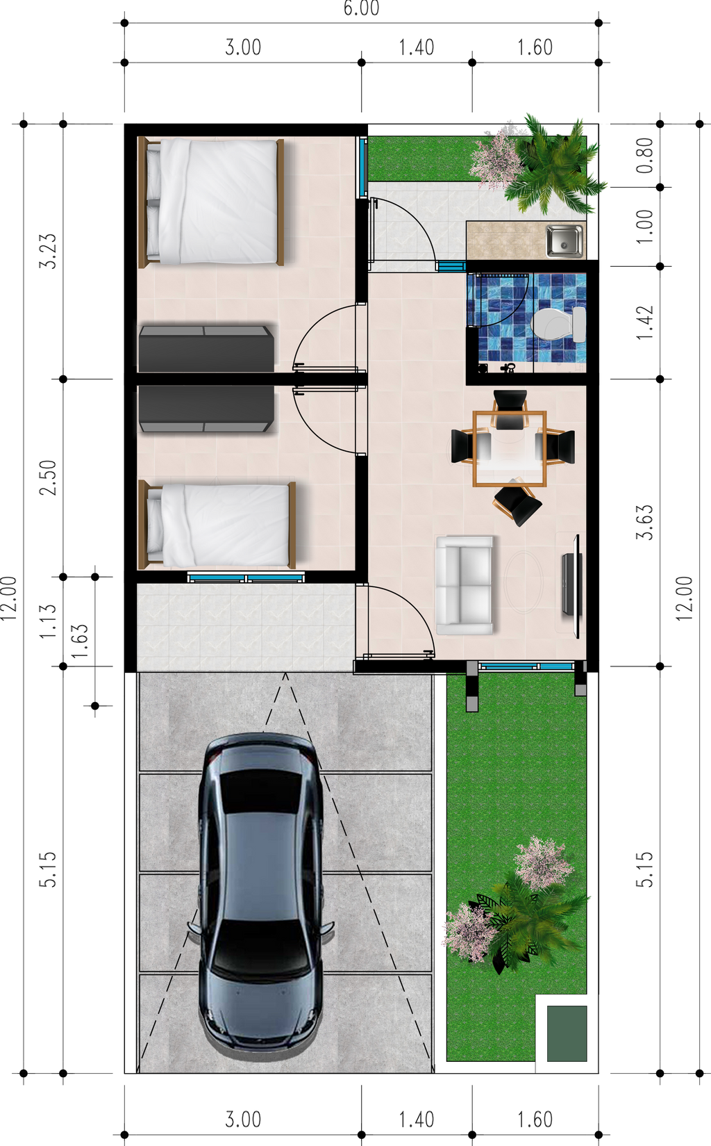 Dijual Rumah Baru Modern di Taman Anggun Sejahtera 11 Sidoarjo - Thumbnail 2