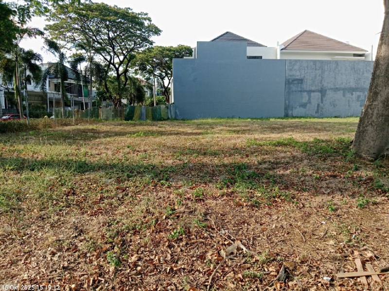 Dijual Tanah Kavling Strategis di Raffles Garden Citraland Surabaya Barat - Image 1