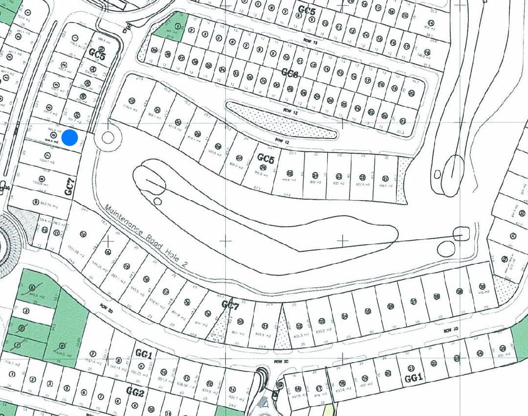 Dijual Tanah Kavling Panjang Golf View di Raya Bukit Golf Internasional Citraland Surabaya Barat - Image 1