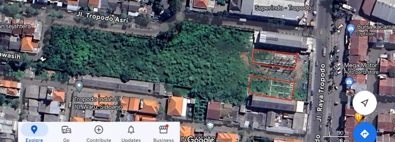 Dijual Tanah Luas Lokasi Strategis di Jalan Raya Tropodo Sidoarjo - Thumbnail 3