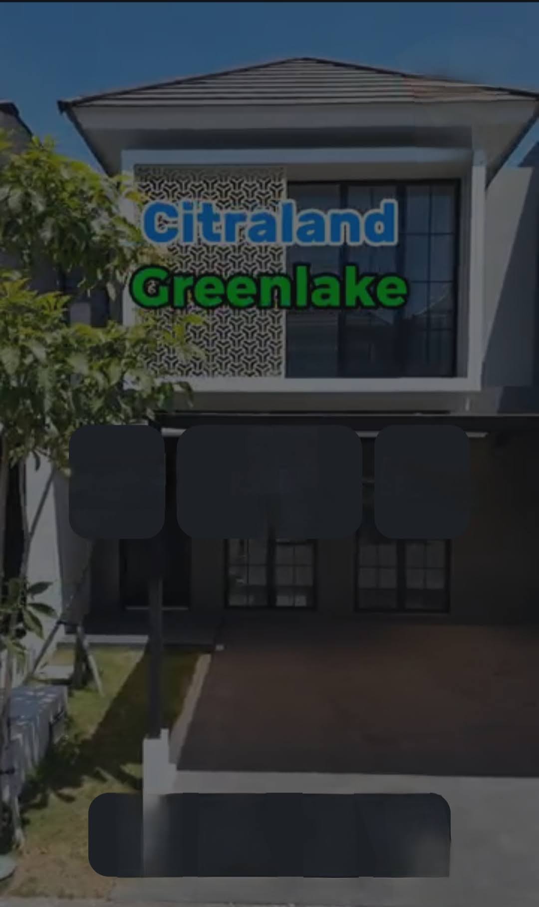 Dijual Rumah Baru Minimalis di Greenlake Citraland Surabaya Barat - Image 1