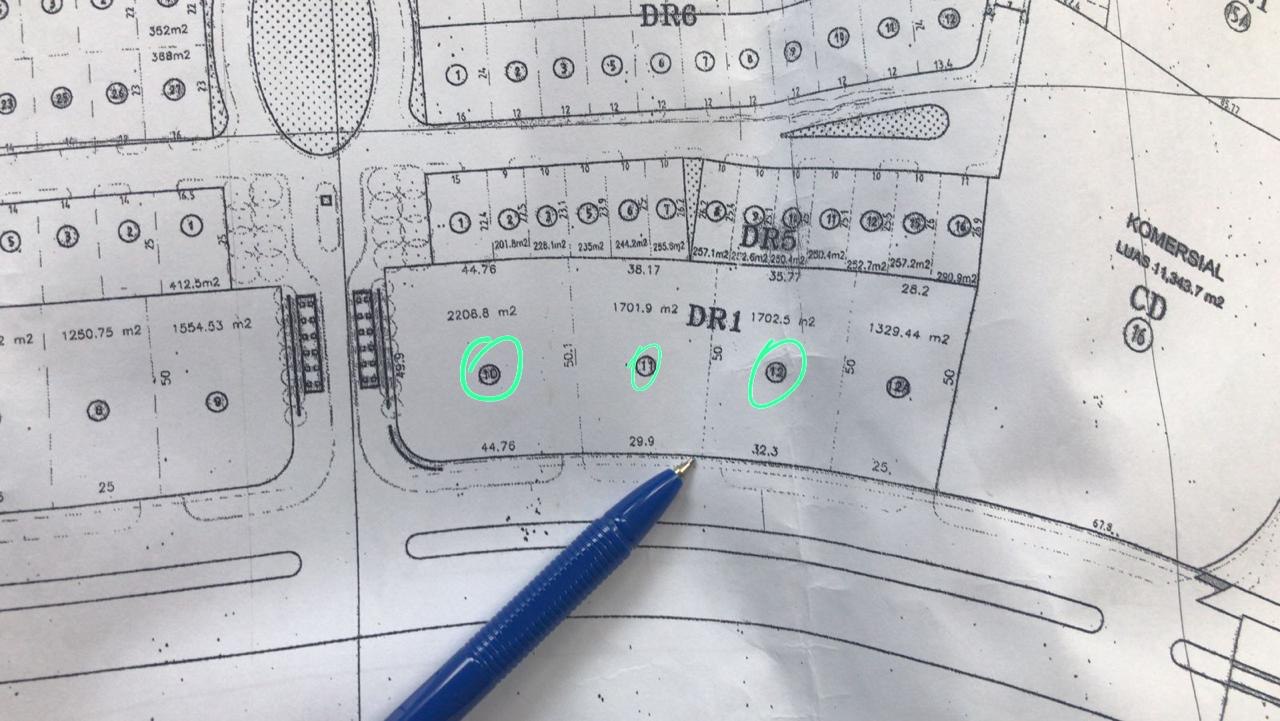 Dijual Tanah Kavling Komersial Jejeran di Raya Diamond Hill DR Citraland Surabaya Barat - Image 1